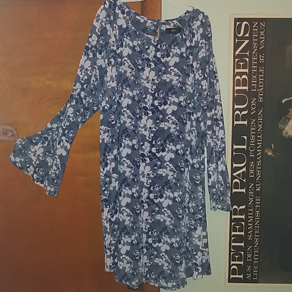 Mossimo Bell Sleeve Peasant-style Dress XL
